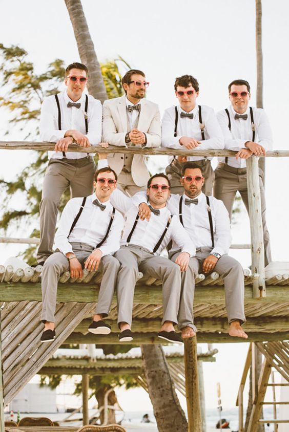 Beach wedding best man outfit sale