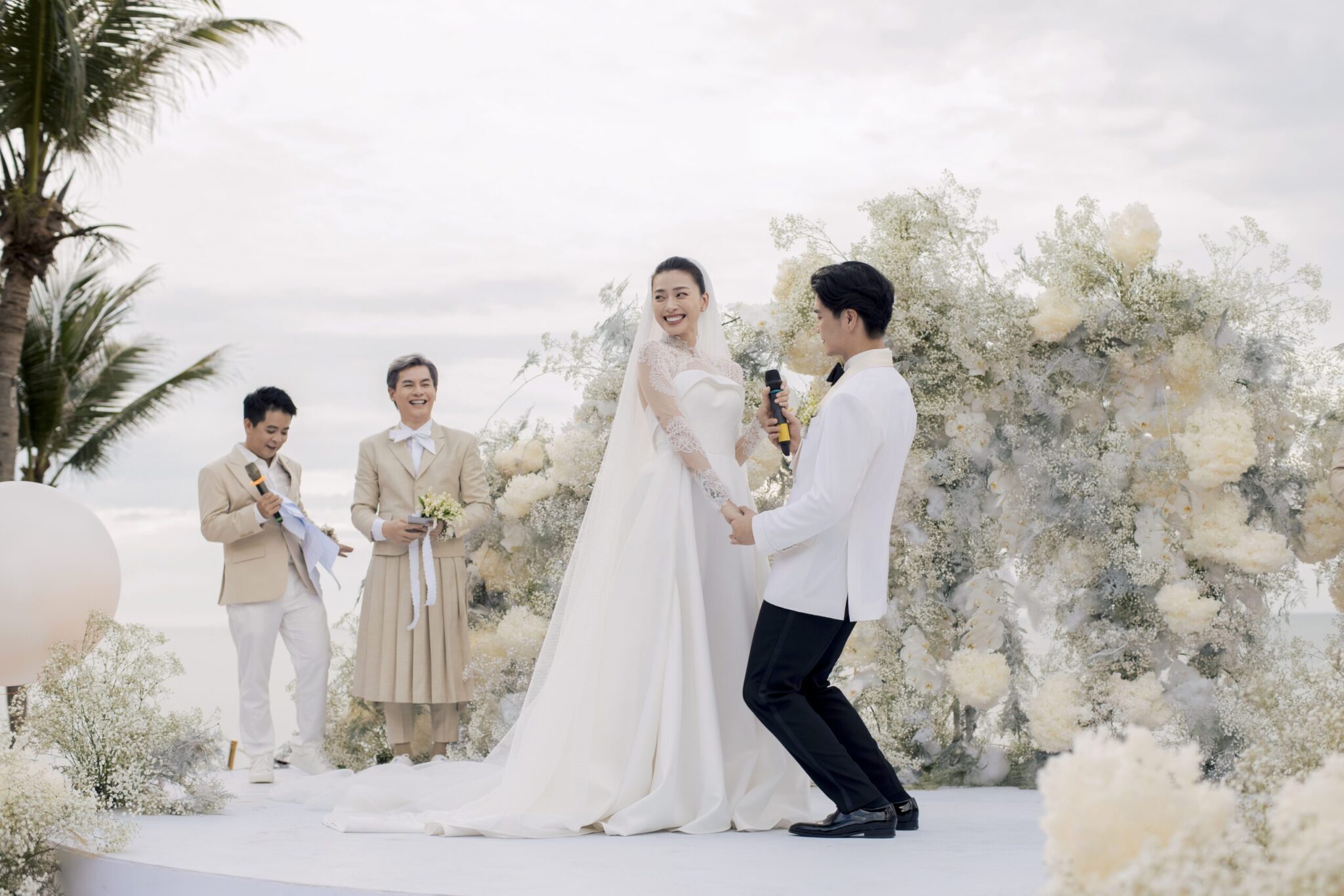 Ngo Thanh Van and Huy Tran's wedding in Danang.