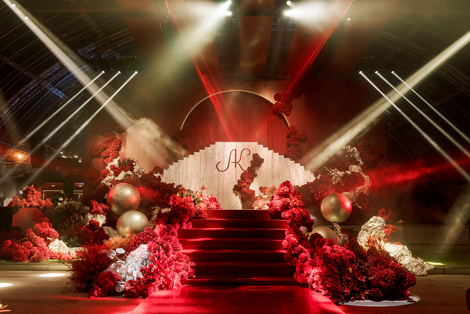 A futuristic outdoor wedding in Western Vietnam