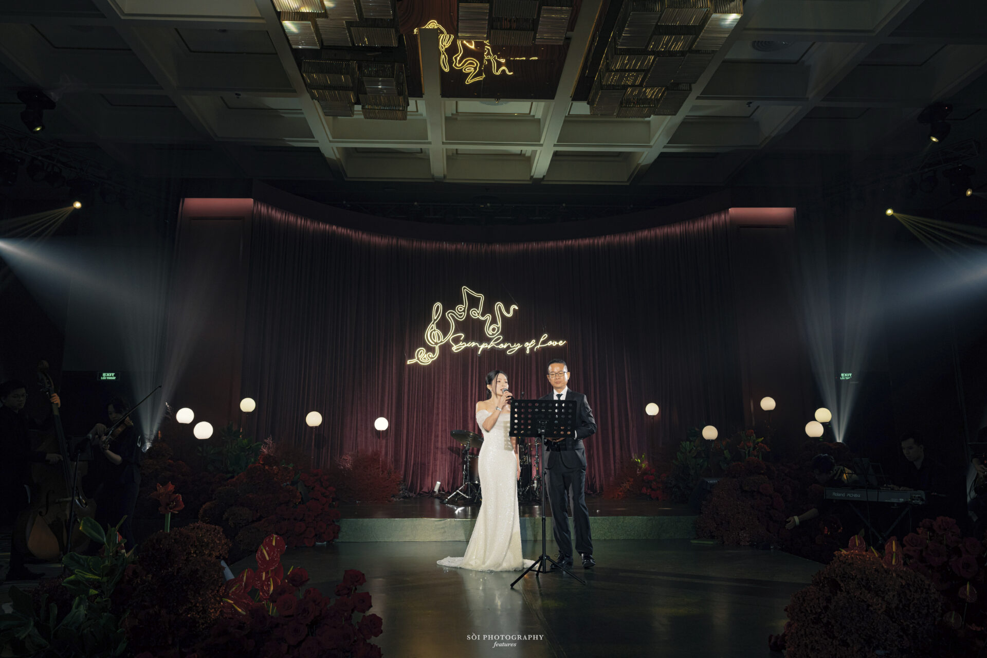 A music-inspired wedding in saigon